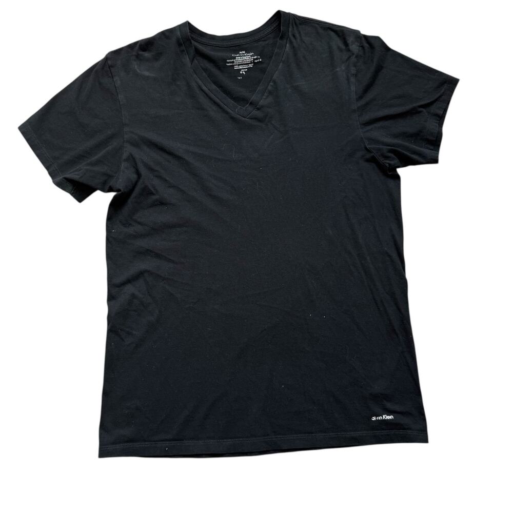 Men's M Black Calvin Klein Short Sleeve Tee Shirt